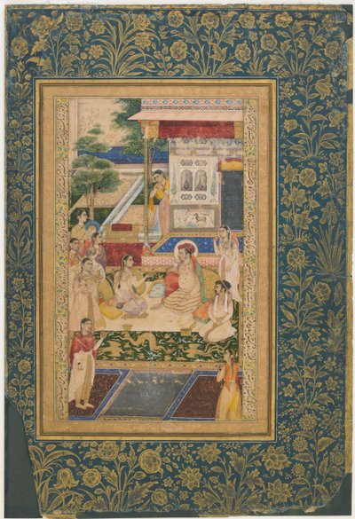 Jahangir und Prinz Khurram mit Nur Jahan von Unbekannt Unbekannt